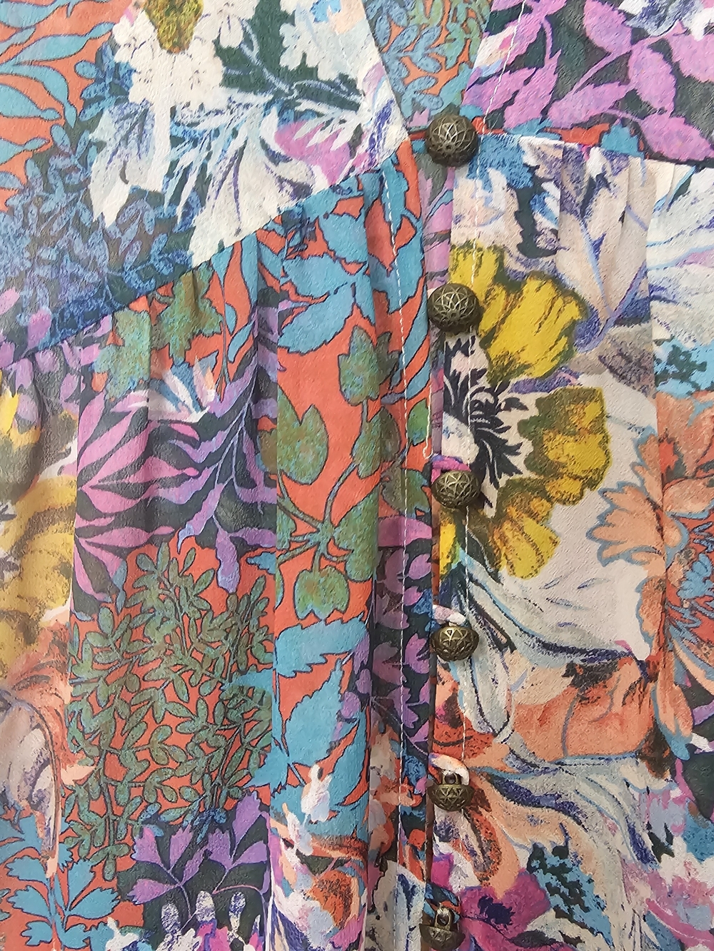 Akemi + Kin Colorful Floral Print Dress - XS - Picture 6 of 12